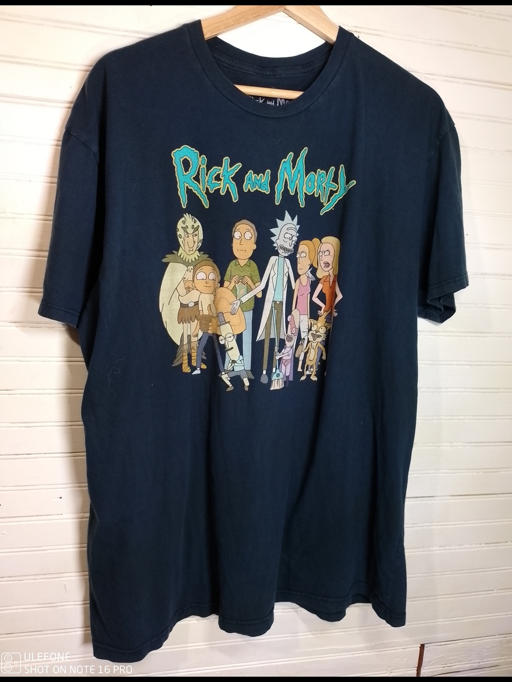 Ripple Junction Navy Rick and Morty Adult Tee